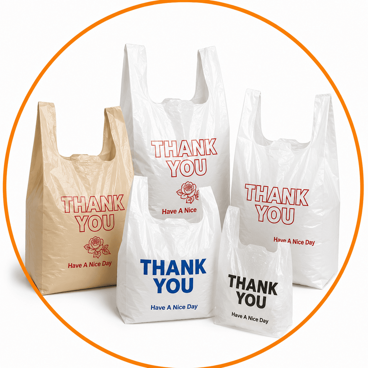 Plastic T-Shirt Bags