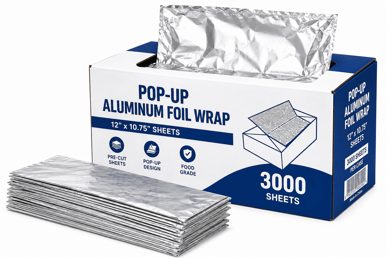12X10.75 POP UP FOIL - WRAP -3000/case