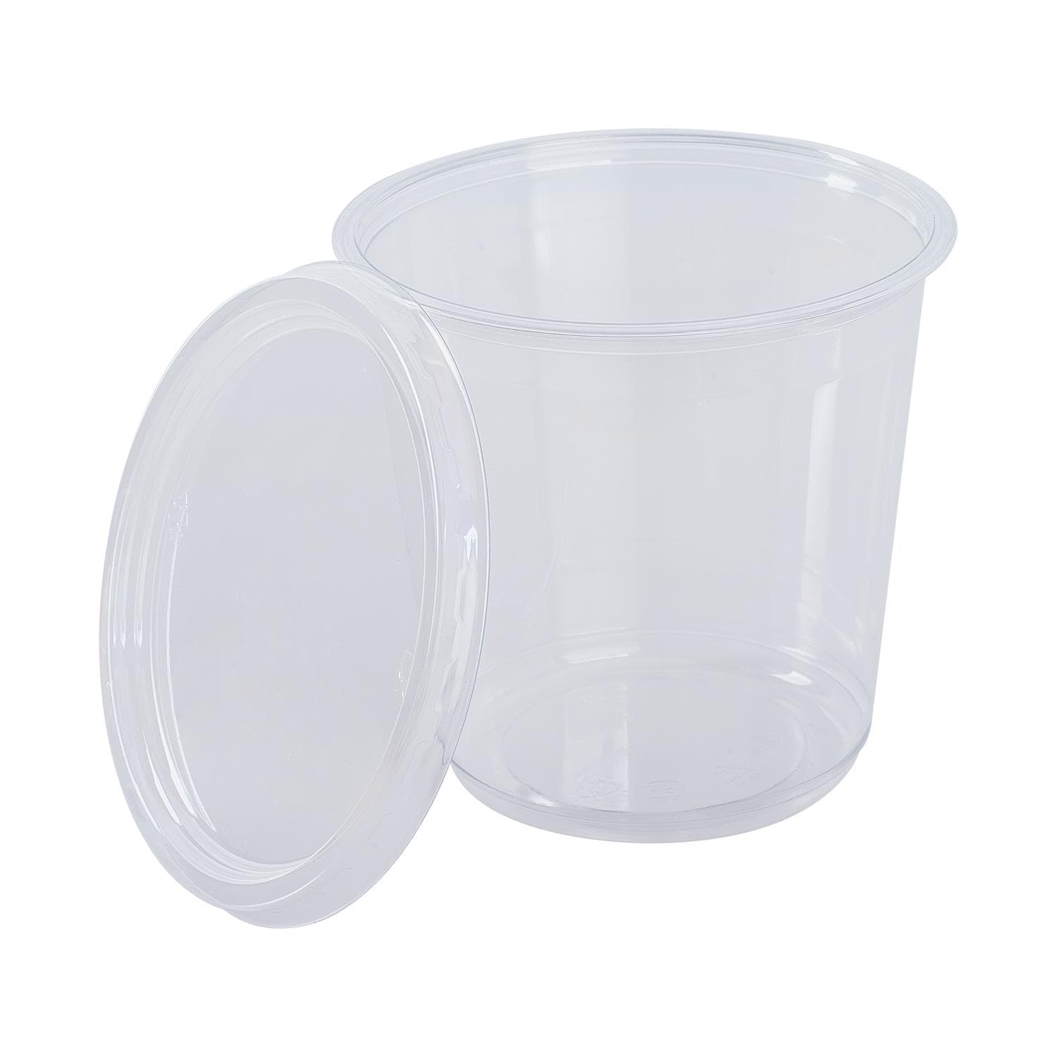 24oz deli container clear & Lids - 240/Cs