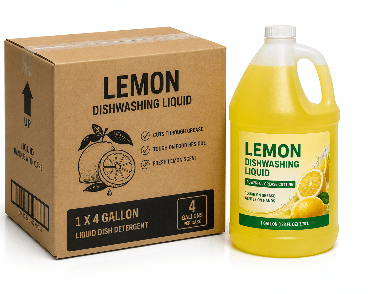 Lemon Dishwashing Liquid - 1X4Gallon