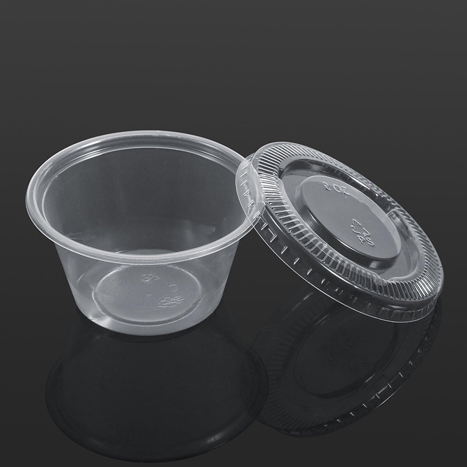 2oz Clear Lids - 2500/Case