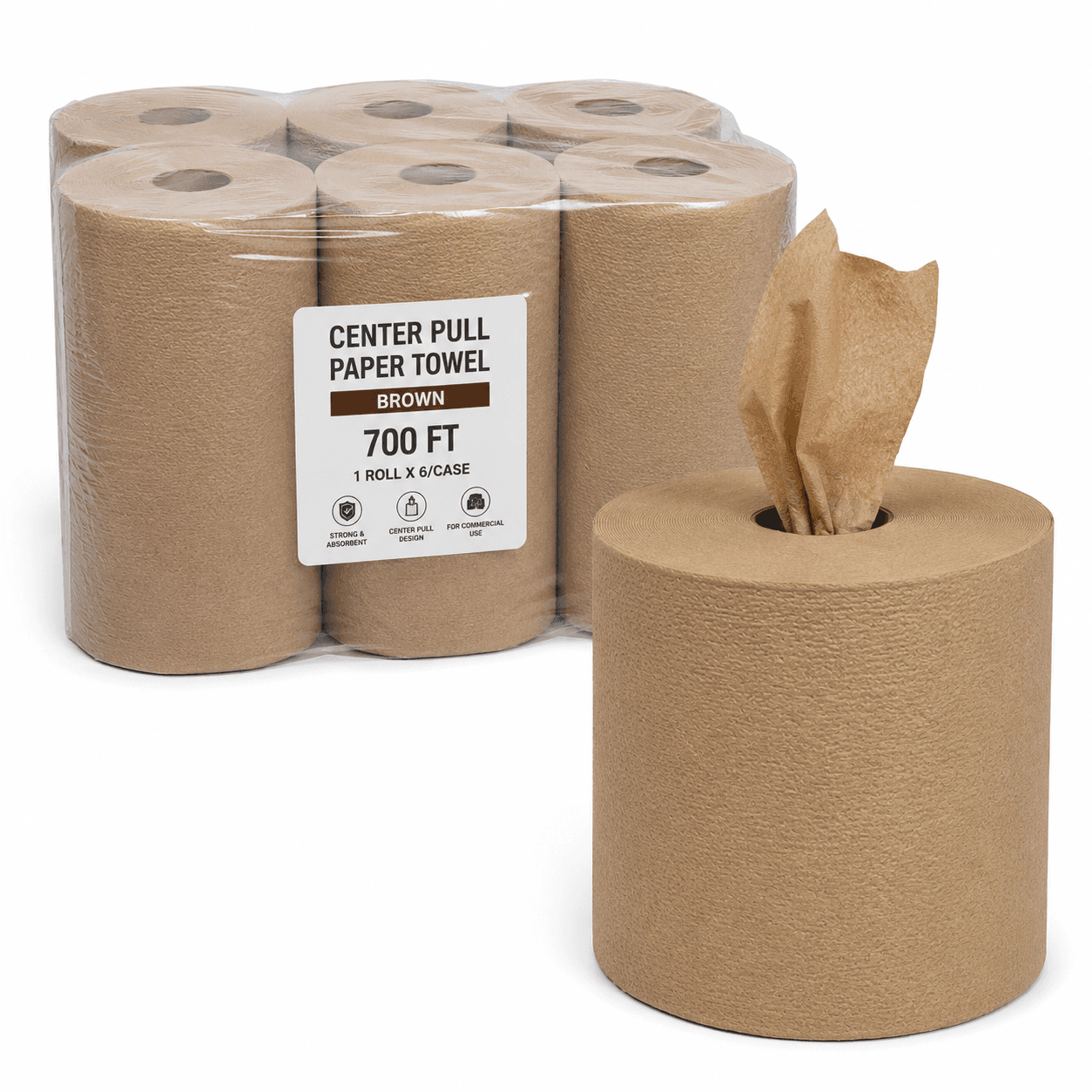Center Pull Brown - 700Ft - 1x6/case