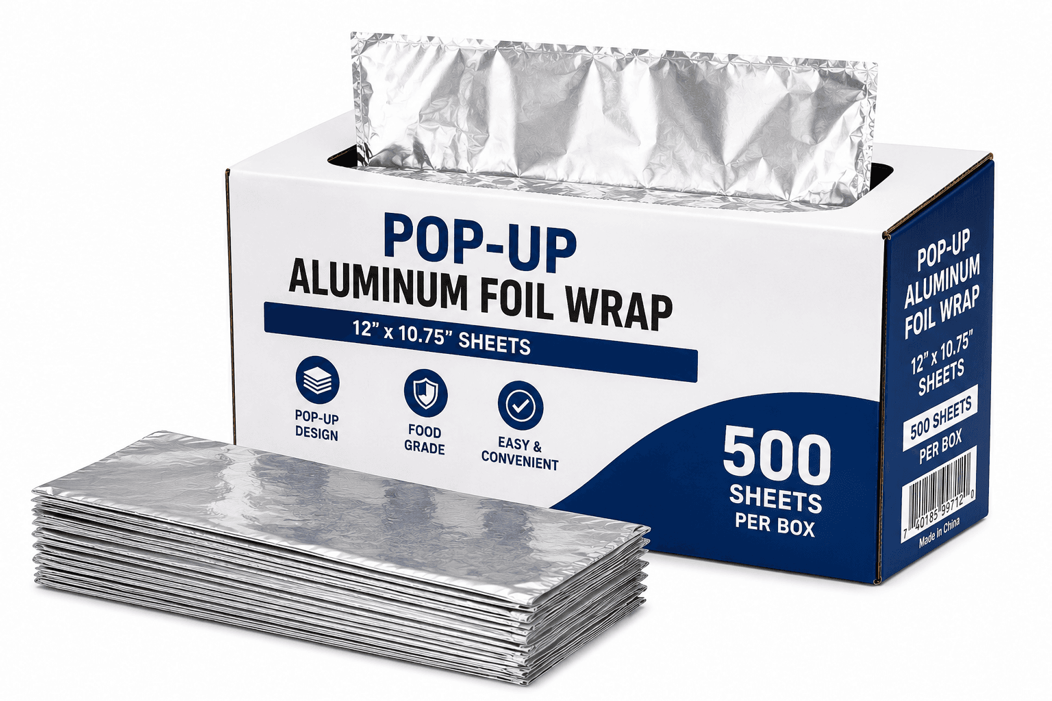 12X10.75 POP UP FOIL - WRAP - 500/Box