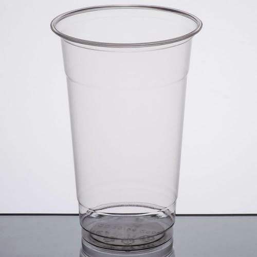 24oz Plastic Clear PET Cup - 500/Case