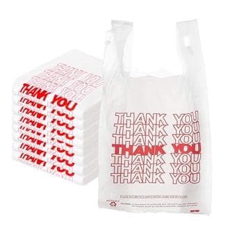 Thank You Bags Small - White - 2000/Case