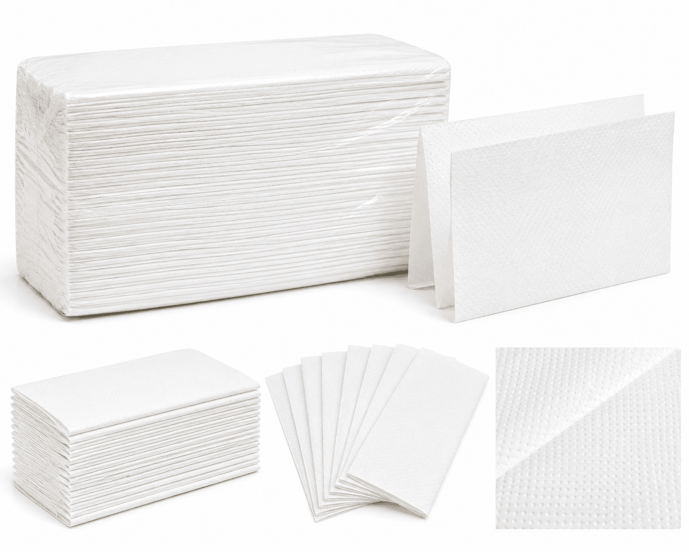 Multifold Towel White 16Pkgs/250Ct
