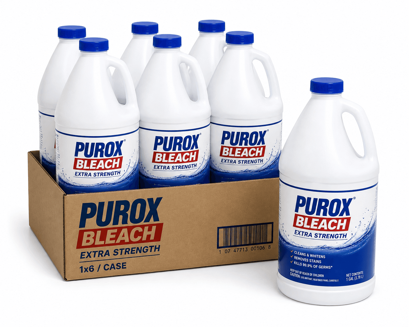 Purox Bleach Extra Strength - 1x6/Case