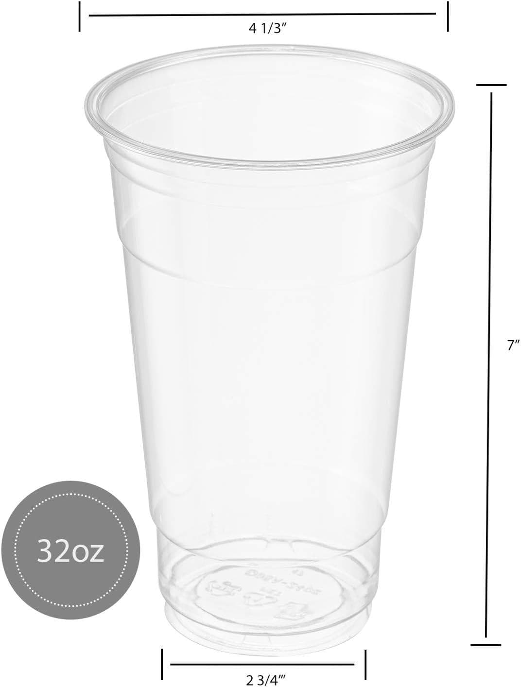 32oz Plastic PET Cup - 500/Case