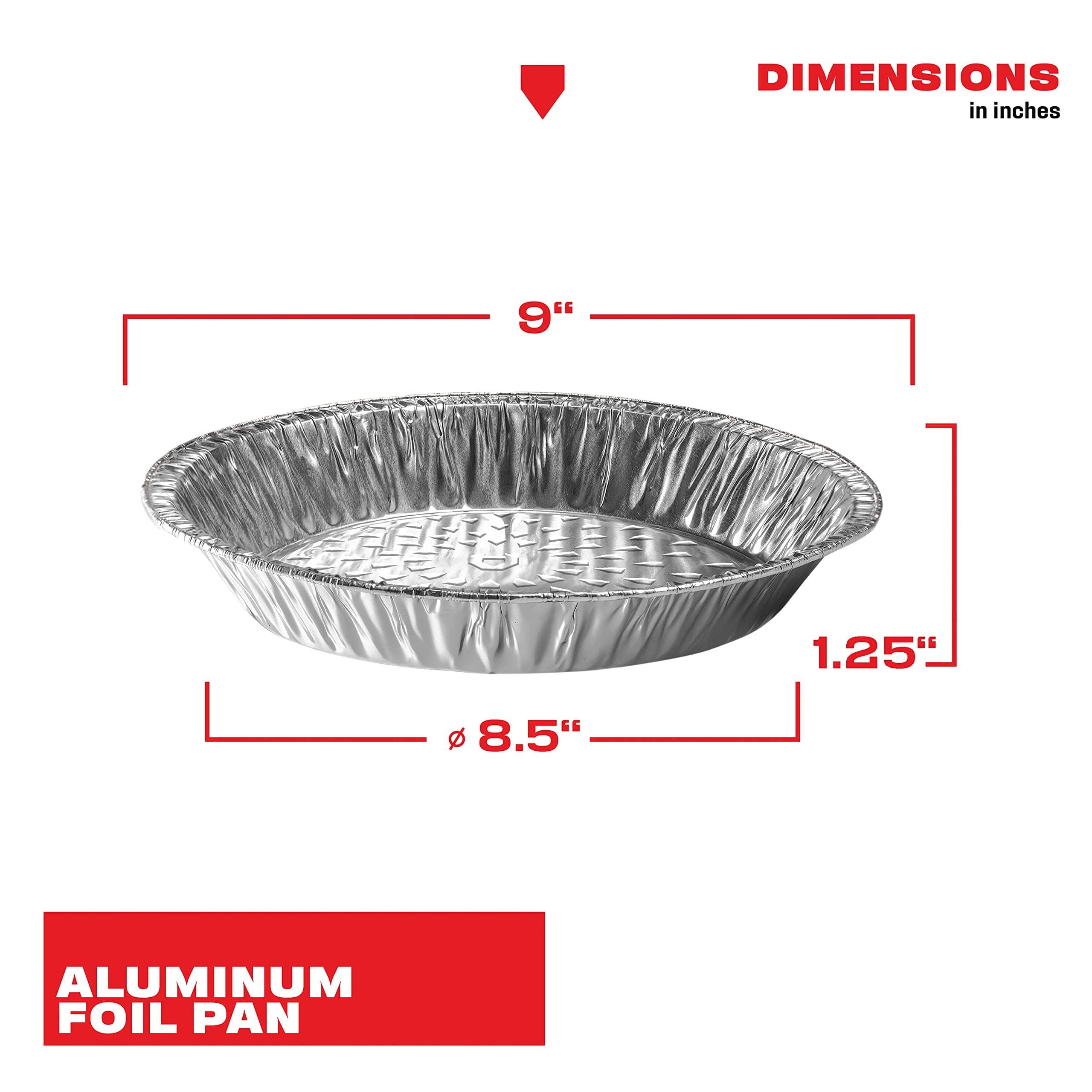 9" Round Foil Take-Out Pan - 500/Case