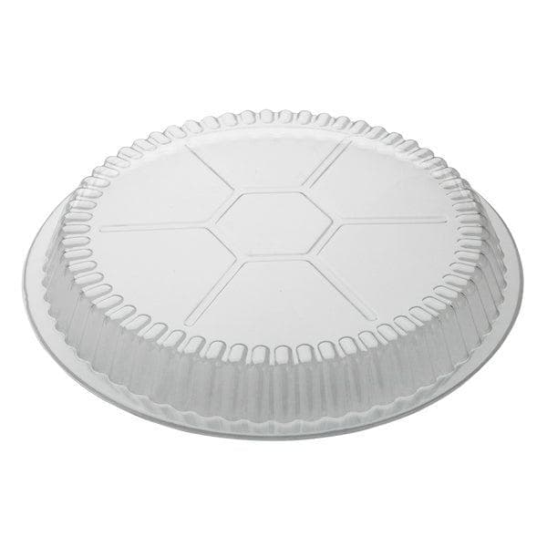 8" Clear Plastic Dome Lid - 500/case