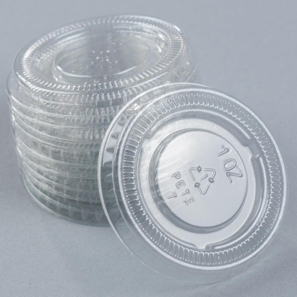 1oz Lids Clear - 2500/Case