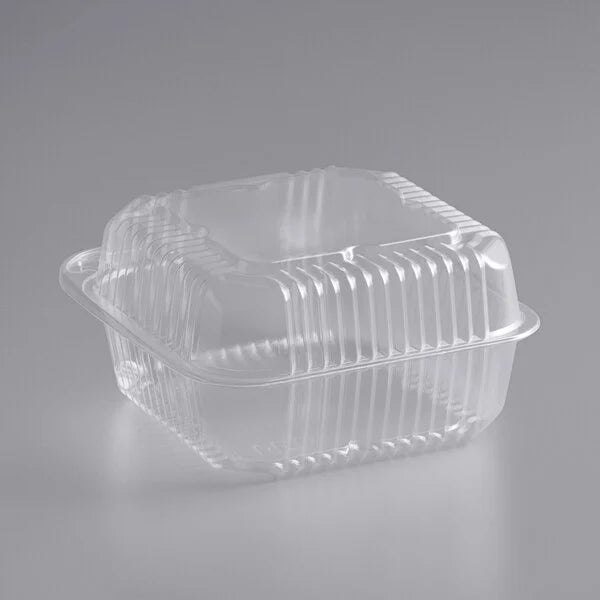 6x6 Clear Plastic Container - 500 Units