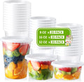 Deli Containers Clear & Lids - 240 Units