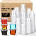 1oz Clear Cups - 2500 Units