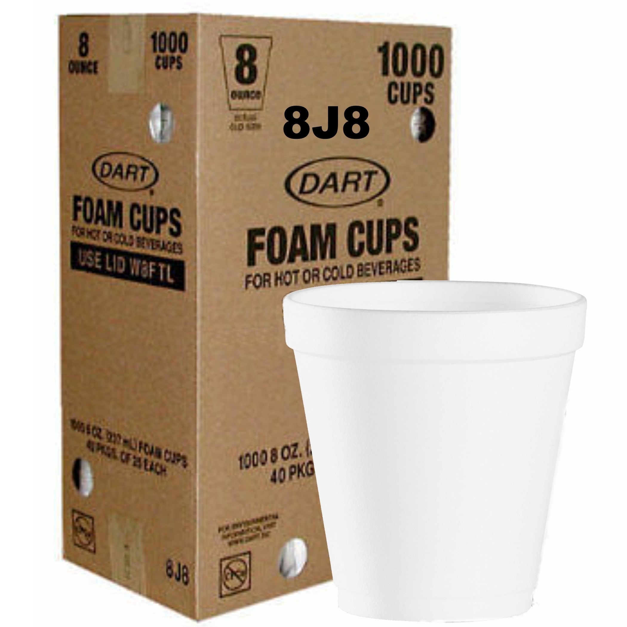 Dart Foam Drink Cups